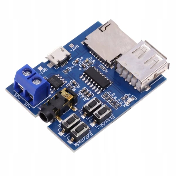 USB Micro SD MP3-spelarmodul