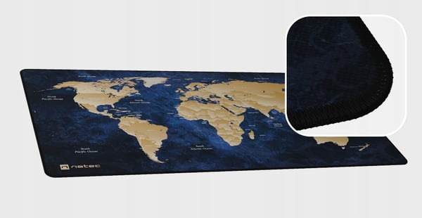Natec World syvän sininen hiirimatto 800x400mm