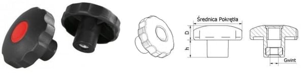 STJERNEKNOP POK 04 FI 50 M10 PP 874 - SL POK04 14