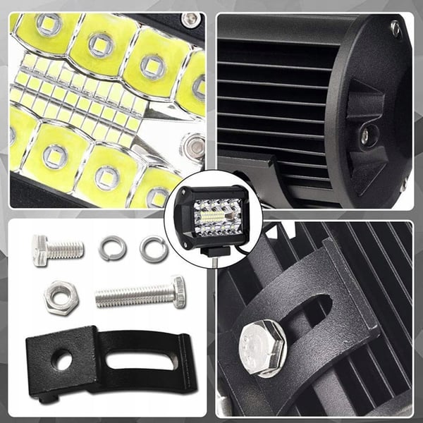 Lastbilarbejdslampe LED-bjælke 17 cm 120W 12 24V CREE Lang rækkevidde
