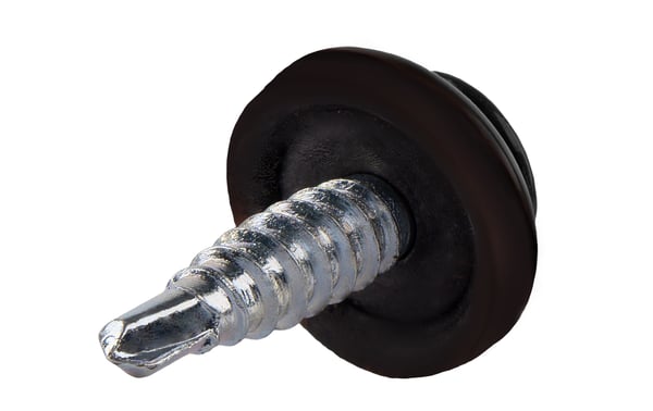 Landmandsskruer GTF02P Panhoved 4,8x20mm RAL 9005