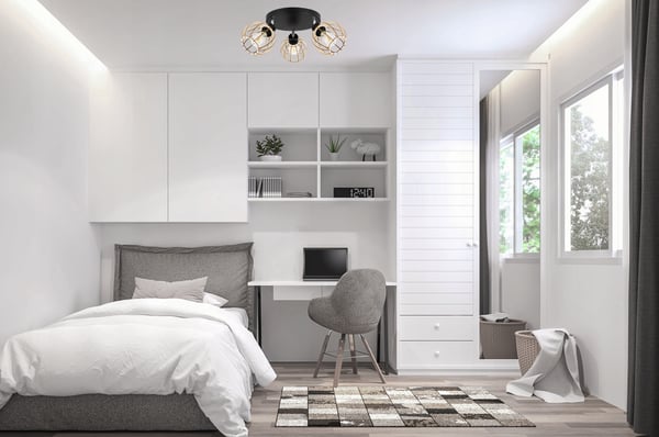 MODERNI PUINEN LED-KATTOVALAISIN