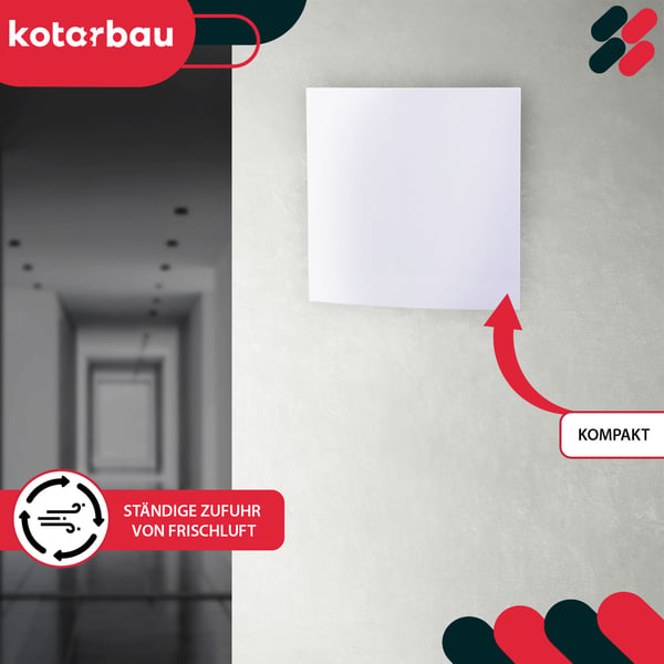 Seinälle asennettava hajautettu keraaminen lämmönvaihdin 6 nopeutta CUPER FI 125