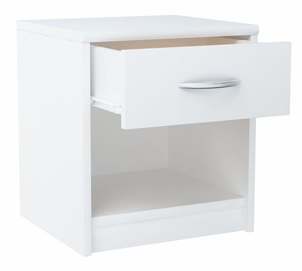 Natbord 1S hvid kommodehylde