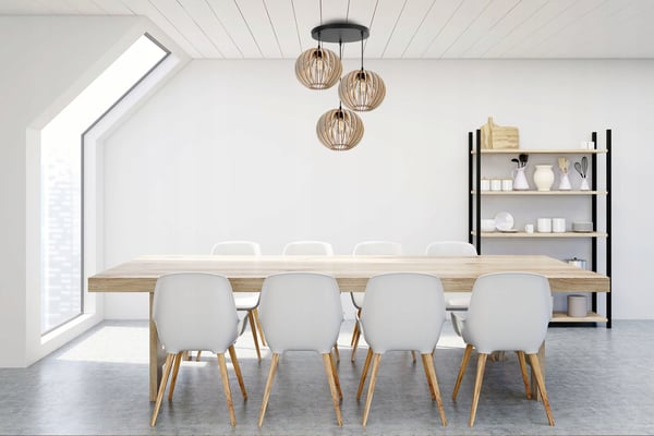 MODERNI PUINEN LED-KATTOVALAISIN