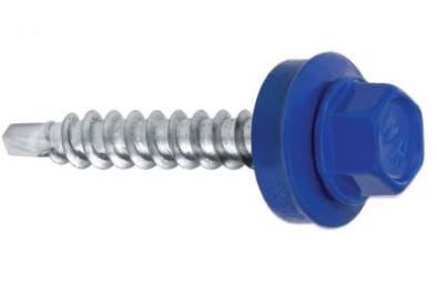 SELVBORENDE SKRUE 4,8*35MM RAL 5010 - 5.0 STO - WSB 35 5010W
