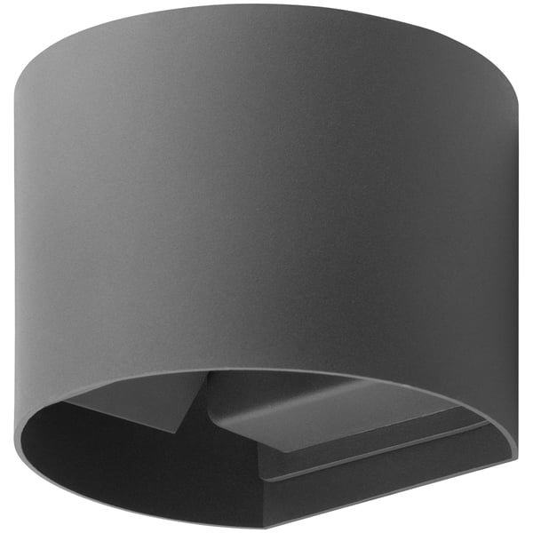 Vägglampa för utomhus fasad LED G9 justerbar rund upp ner grafit PYXIS LUMILED