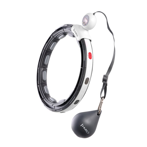 HHM15 HULA HOP SVART med magnet och vikt + räknare HMS