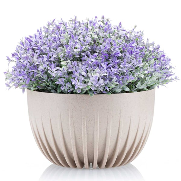 Blomkruka Stripped ECO kaffe latte 24x14 cm