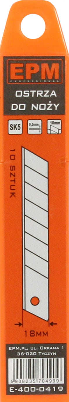 18 MM:N TERÄT 10 KPL - E-400-0419