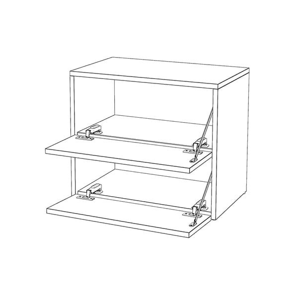 HVID SKOSKAB 60 CM - MODERNE OG STILSIGT
