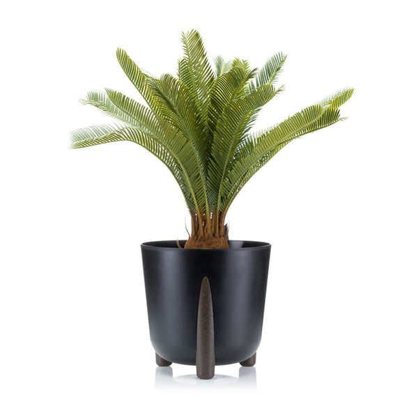 Moss ECO kierrätysruukku musta 26x25