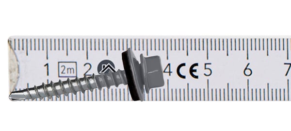 Landmandsskruer GTF2 Z14 4,8x35mm RAL 9006