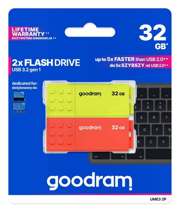 Goodram UME3 32GB USB 3.2 Gen 1 Pendrive Sort