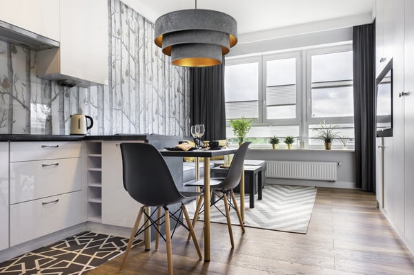 HÆNGENDE LAMPE LOFTSKRONE GYLDEN FLØJLSSKÆRM