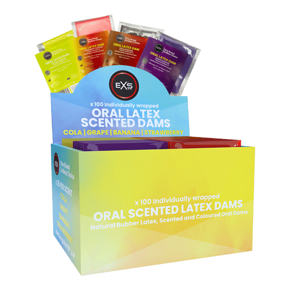 EXS Scented Oral Latex Dam - oral dam banan 1 stk.