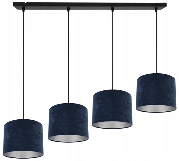 HÆNGELAMPE, LOFTKRONE, KROM, FLØJLSSKÆRM