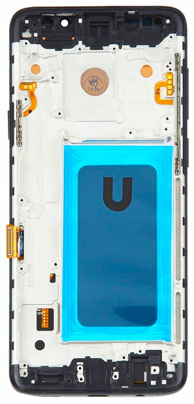 Samsung Galaxy S9 Plus G965 SM-G965F Incell LCD-skærm sort med ramme