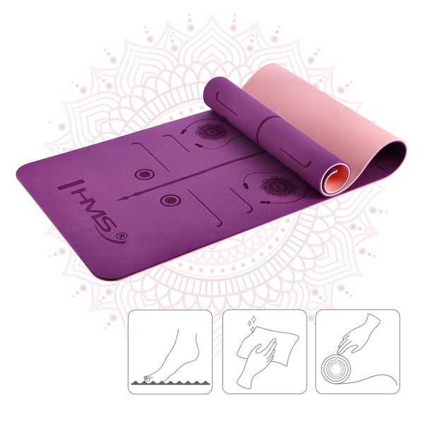 TPE-jooga-matto Violet YM10 HMS
