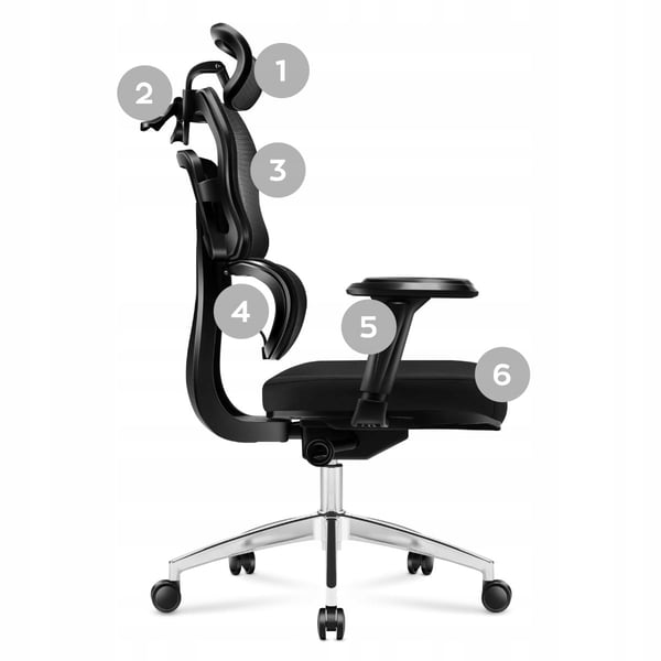 Mark Adler Expert 4.9 sort kontorstol