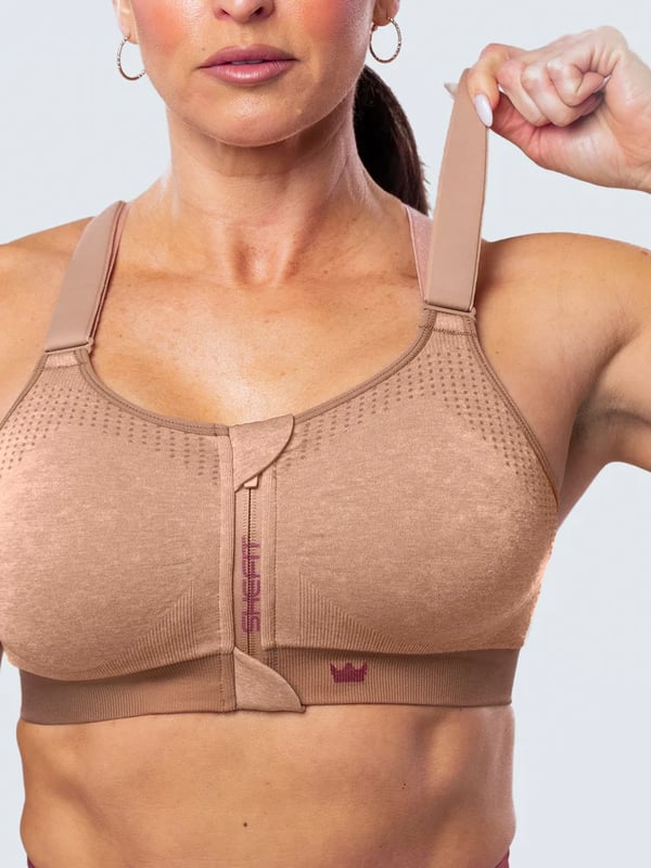 Shefit Beige matalatukinen urheilurintaliivi 2XL
