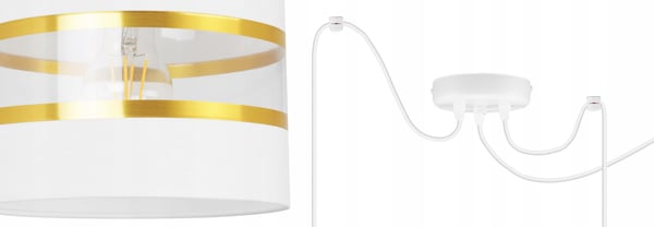 Loftshængende lampe lysekrone lampeskærm moderne