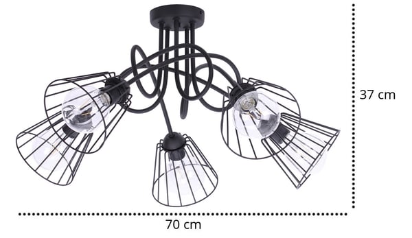 Loftslampe Plafond Lysekrone LOFT VINTAGE RETRO