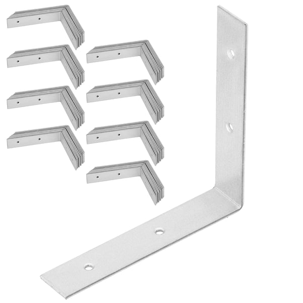 Kotarbau® Kirvesmiehen kulmaliitin ruostumatonta terästä sinkittyä 100 x 100 x 20 mm 100 kpl:n sarja