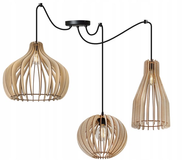MODERN TRÄTAKLAMPA MIX LED