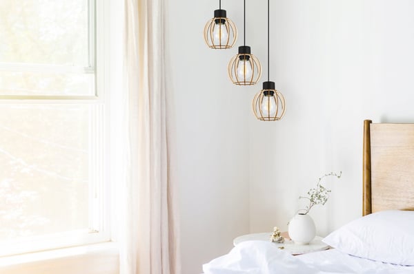 MODERNI PUINEN LED-KATTOVALAISIN
