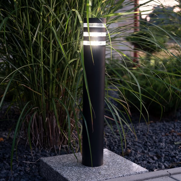 Puutarhavalaisin ulkokäyttöön, seisova, E27 LED, RINGO, 80 cm, LUMILED