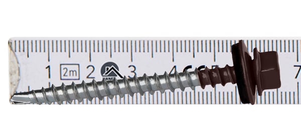 Landmandsskruer GTF2 Z14 4,8x60mm RAL 8017