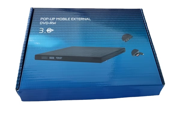 Ekstern CD/DVD-brænder To USB 3.0-porte SD/TF-kortlæser Adapter