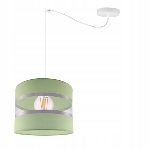 Lofthængende lampe med loftskrone og edderkopskærm
