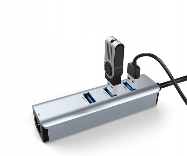 HUB ADAPTER USB-C LAN ETHERNET RJ45 GIGABIT 1000 Mbps