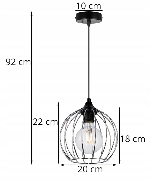 KATTOVALAISIN, KROMI LANKAINEN LED