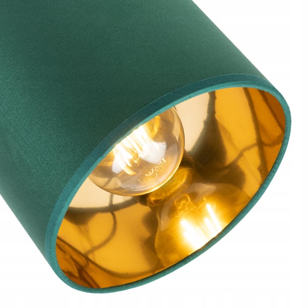 Lofthængende lampe med gylden LED-loftlampe