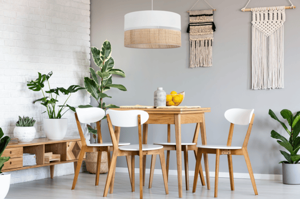 RATTAN DUO HÆNGELAMPE HVID RATTAN LAMPESKÆRM HVID
