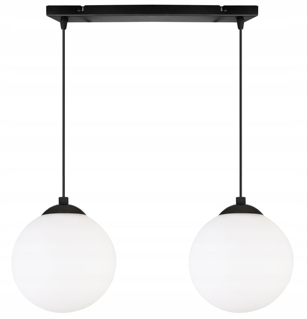 Kattovalaisin, nauhamainen, pallo, musta, LED, 15 cm