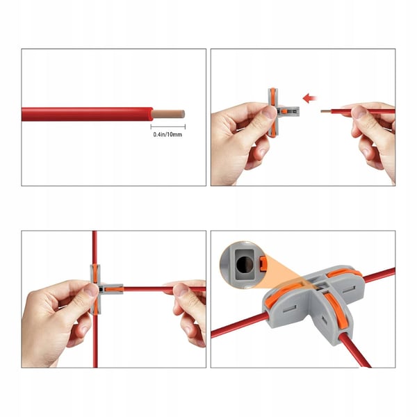 T11 elektrisk lynstik, 3-benet, 400V, 32A