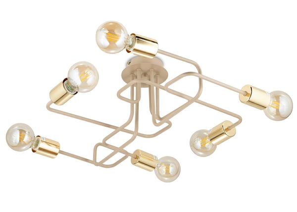 Onyx Beige taklampa 6xE27 63x53 Onyx Beige taklampa 6xE27 63x53