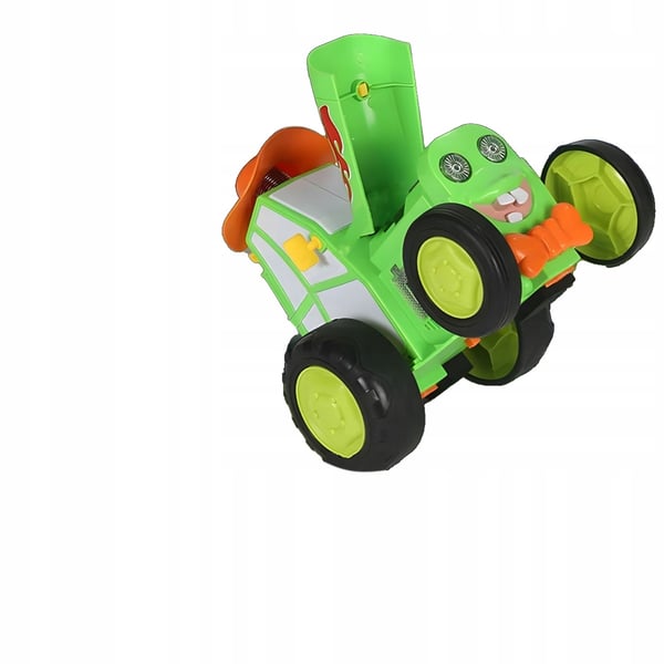 Traktor fjärstyrrd bil RC traktor grön med ljus hoppar dansar