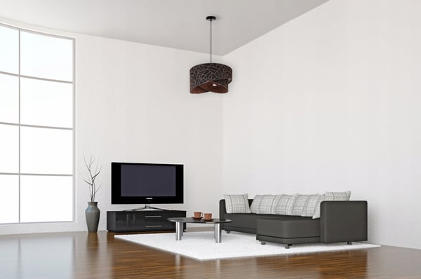 HÆNGELAMPE, LOFTKRONE, LAMPESKÆRM, KOBBERMØNSTER