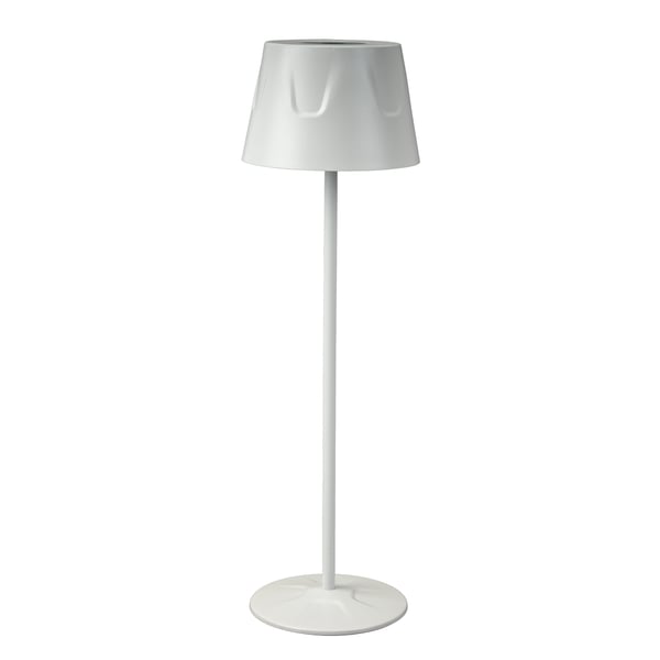 LED havelampe, stående, dekorativ, bord, natlampe, USB, dæmpbar, touch, hvid, FIORA LUMILED