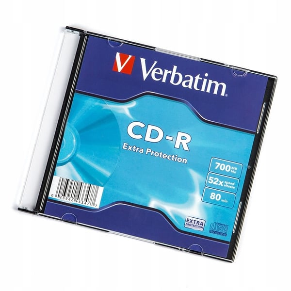 Verbatim 700MB Ekstra Beskyttelse CD-R (slim 1)
