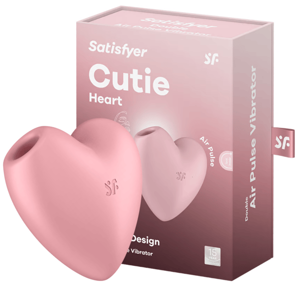 Satisfyer Cutie Heart klitoriksen stimulaattori vaaleanpunainen