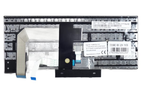 Tradebit - Tastatur für Lenovo ThinkPad | Deutsch DE qwertz | Volle Yhteensopivuus | Hochwertige Materialien | Mallit: T470 T480