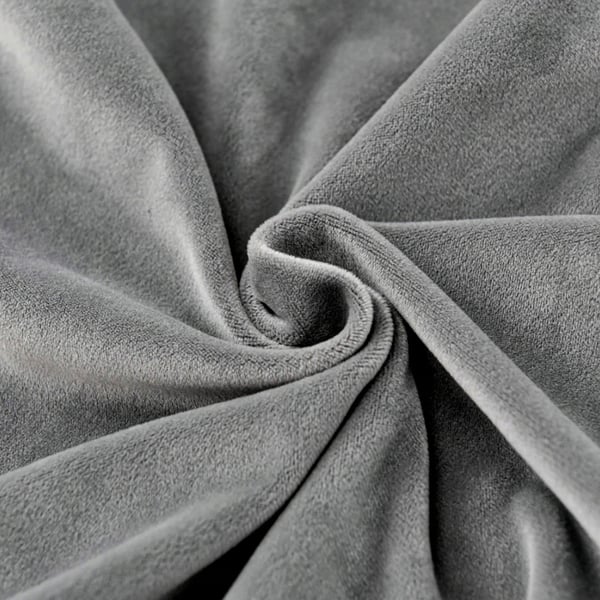 Sittlägg 50x50 cm grått elastiskt velour