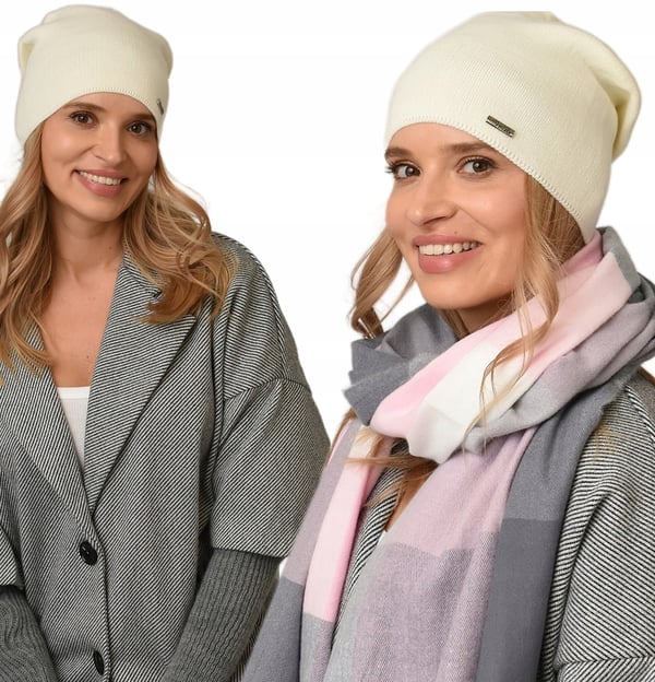 CRÈME V3 modern höstmössa för kvinnor, hög kvalitet, creme