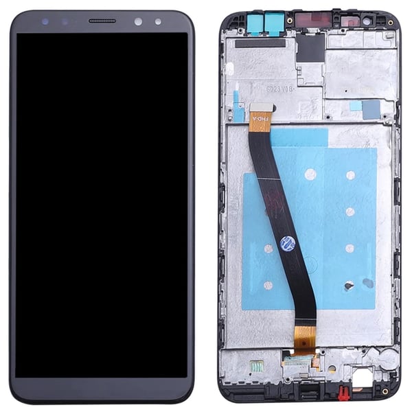 Huawei Mate 10 Lite LCD-skærm og berøringsskærm renoveret sort ramme